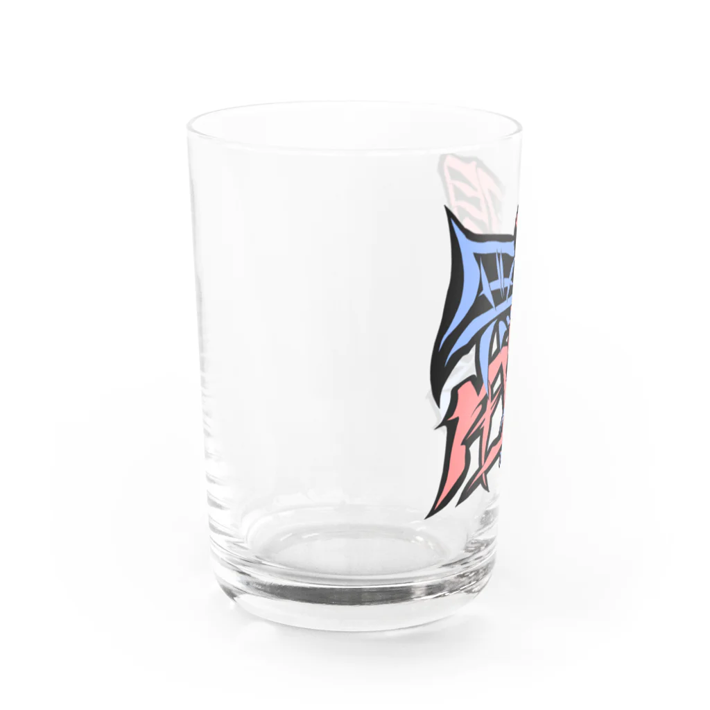 シノアの問答無用。(もんどうむよう) Water Glass :left