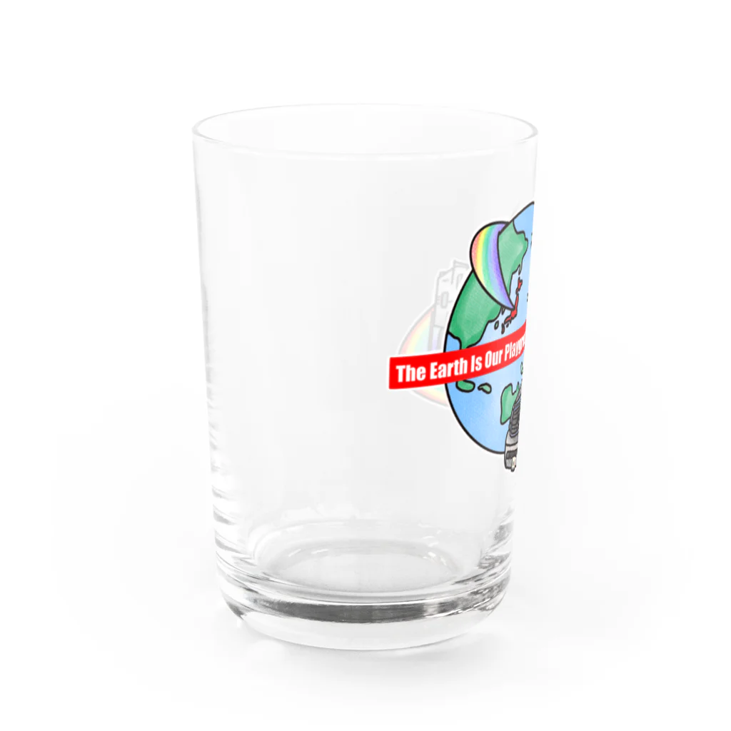 🌎地球が遊び場🌏のThe Earth Is Our Playground Water Glass :left