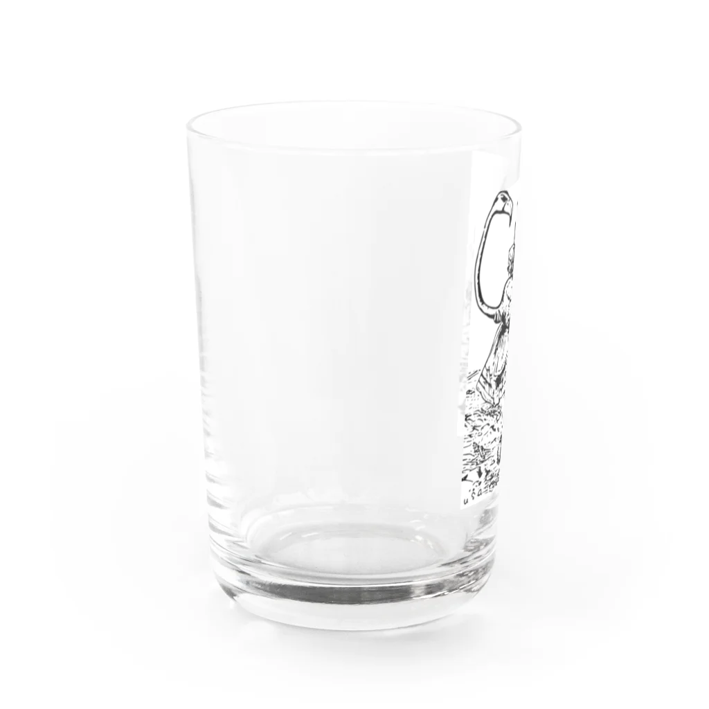 Als_shopの不思議の国のアリス Water Glass :left