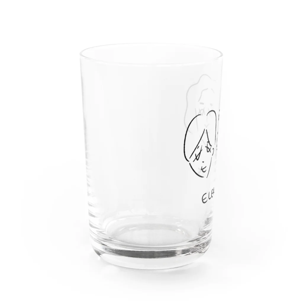 ELEKIBASS SHOPのエレキな2人 Water Glass :left