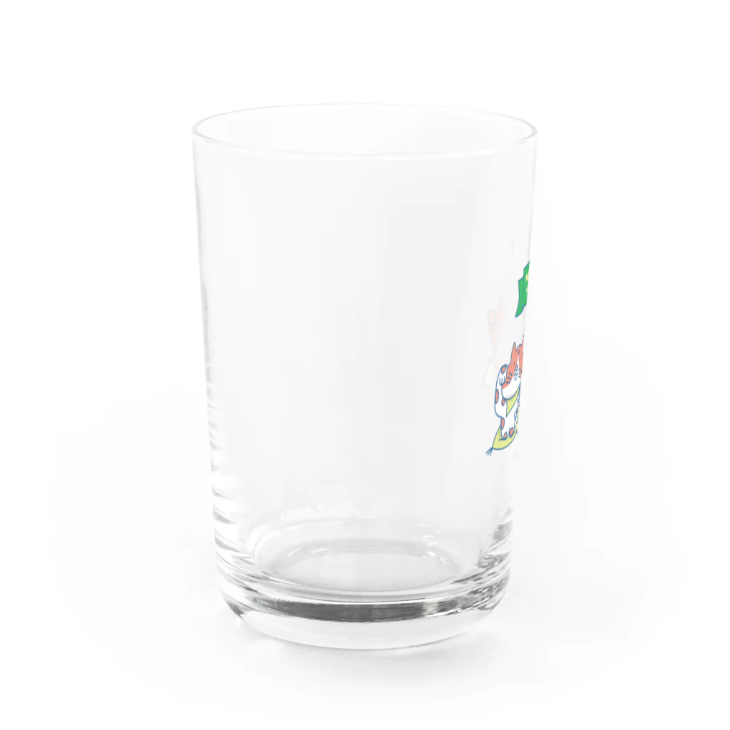 エリアシ刈り上げタイショップの招き猫 Water Glass :left