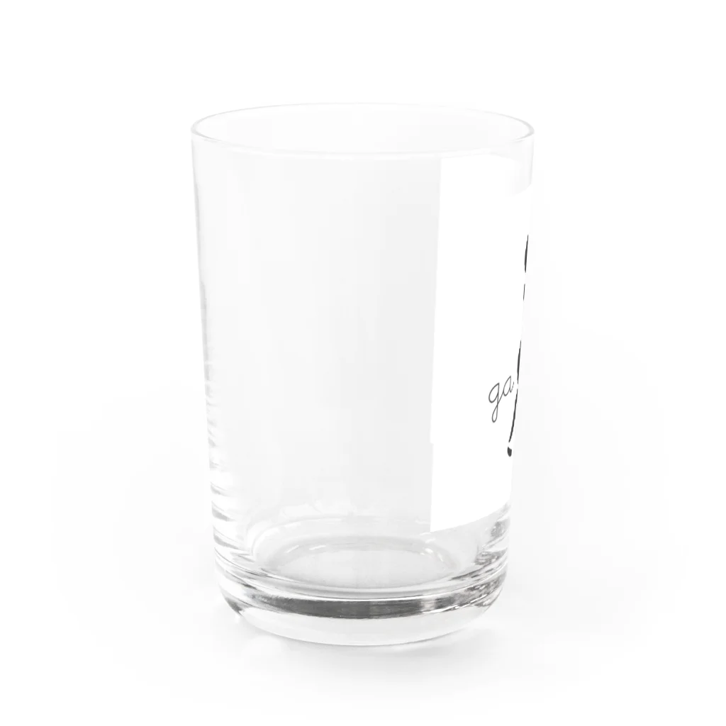 リラクゼーション&ピラティスgaitのgaitロゴ Water Glass :left