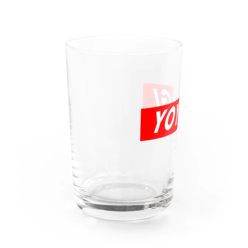 twentyonetwelveのYOYOGI ボックスロゴ Water Glass :left