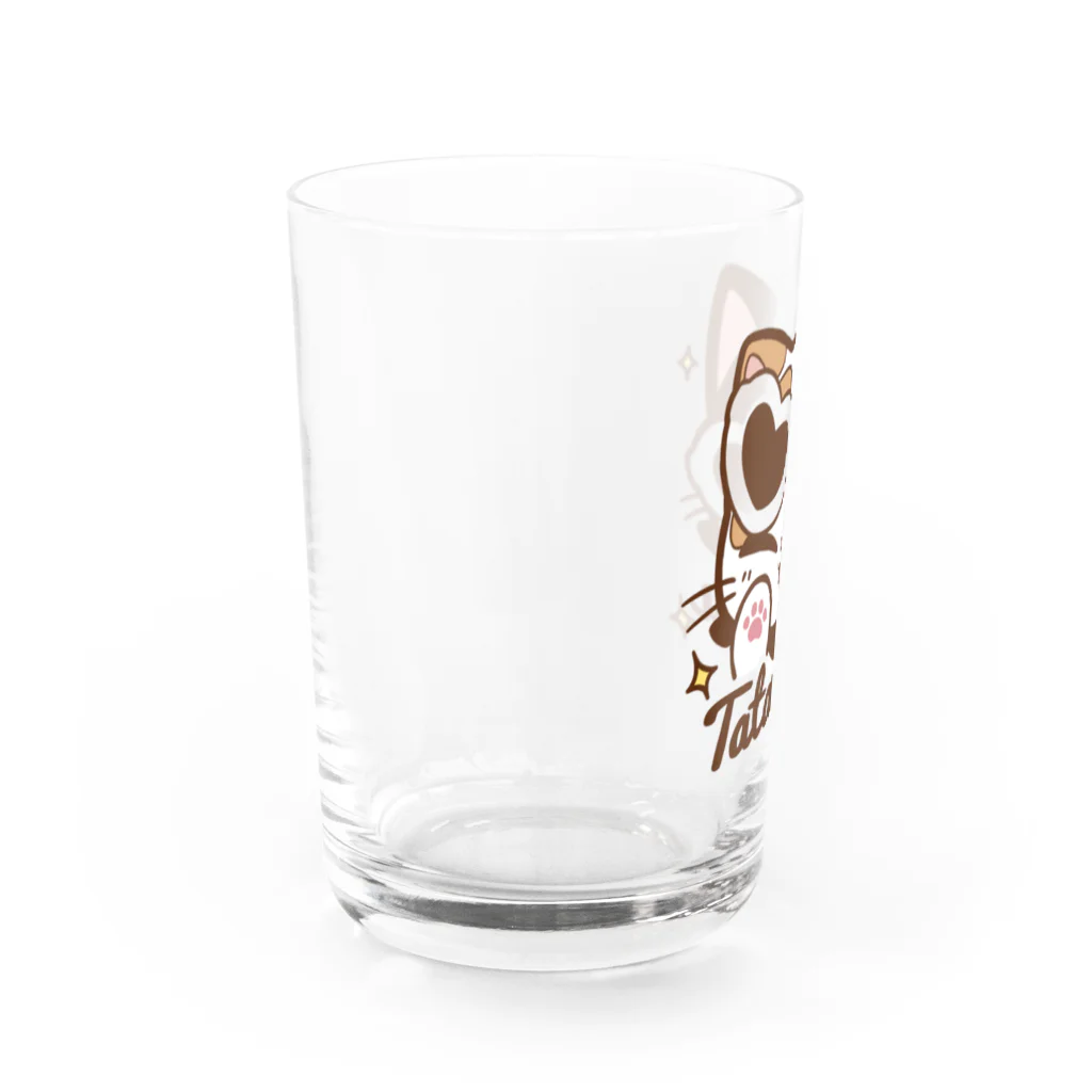 たたまるのおみせのEnjoy Tatamaru 透 Water Glass :left