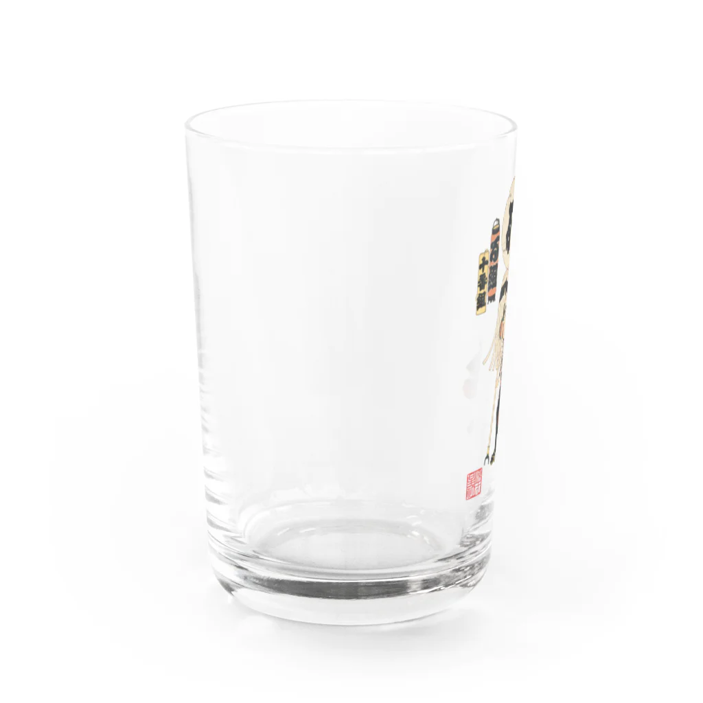 Rigelの江戸の花子供遊び 十番組る組 Water Glass :left