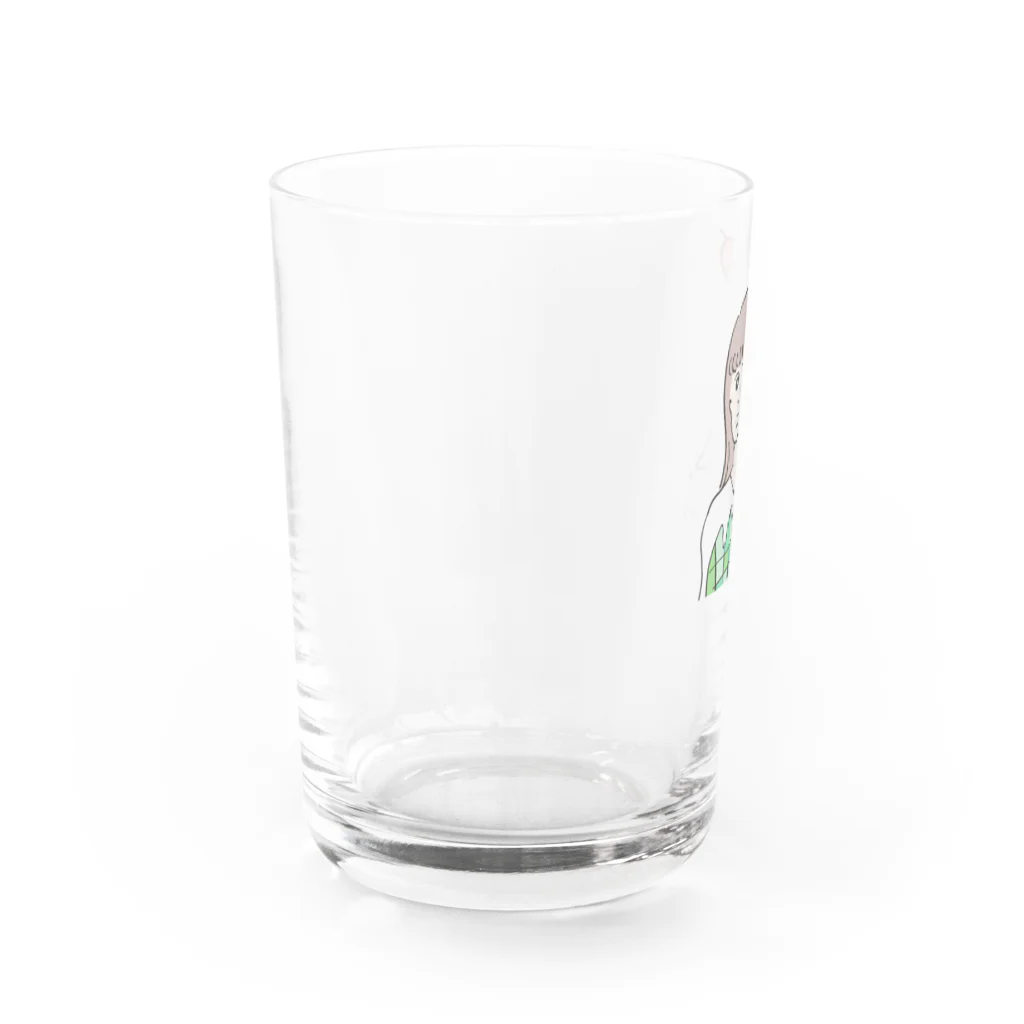 ポケットにケチャップのメロンソーダガノミタイナ Water Glass :left