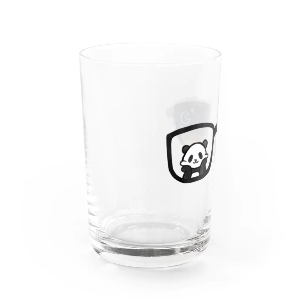 Apple Bears Collectionのメガネの景色【パンダ】 Water Glass :left