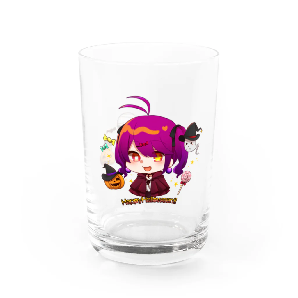 Yuzuha_torichiのミルキー＋おばけ＆まみーくん Water Glass :left