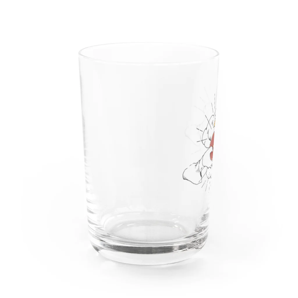 星野 夜の月の私と太陽のあなた Water Glass :left