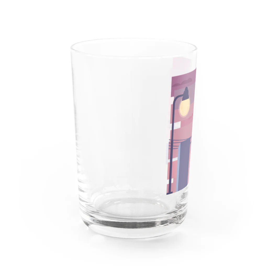 usaginの街灯 Water Glass :left