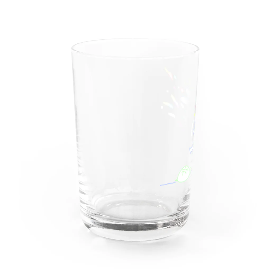 SatsuKiのうさぎとかめ Water Glass :left