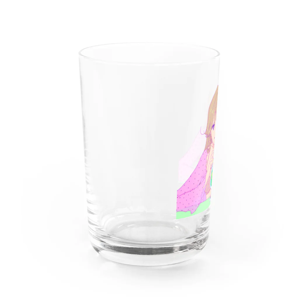 ヌケガケ☆ゆ〜らんのオトナサマ☆グラス Water Glass :left