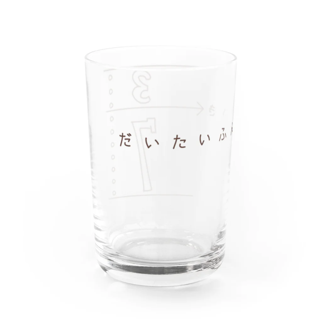 りゆり店のふんいき七三分 Water Glass :left