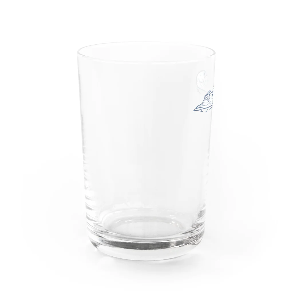 ラッッッコ屋のラッッッコ「横向きだっこ親子」 Water Glass :left
