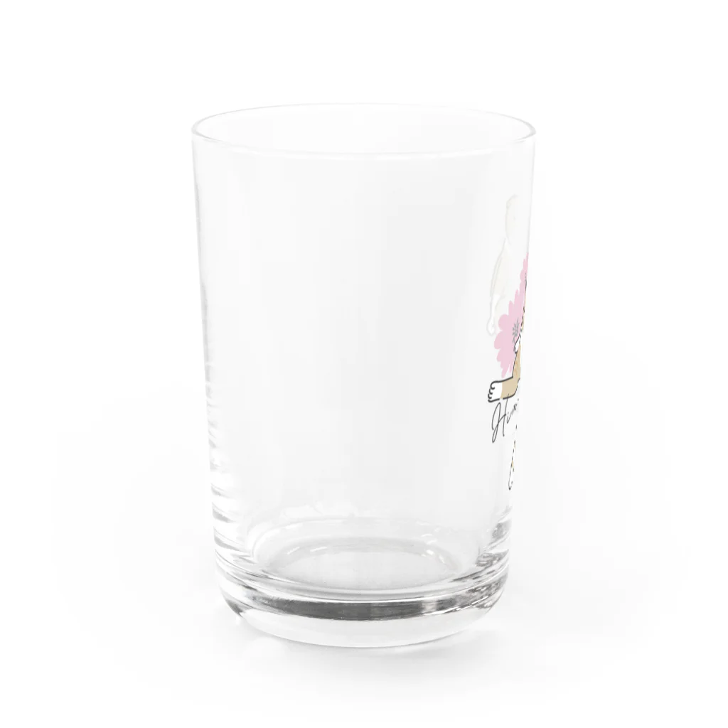 ちくわ屋のくつろぎひめちゃんグラス Water Glass :left