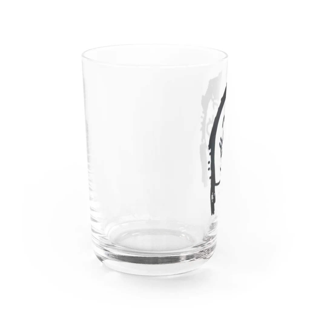 さきちゃんのおみせのさきのにがおえ Water Glass :left
