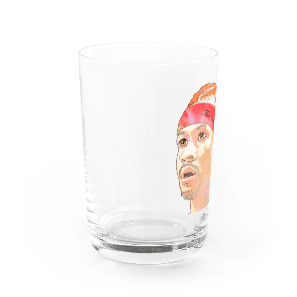 NBA Timesのバスケグッズ広場のThe Answerシリーズ　（ヘッドバンド文字入りVer.） Water Glass :left