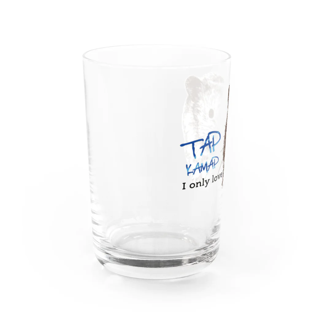 KAMAP ＆ Ricaの【KAMAP】I love TAP Water Glass :left