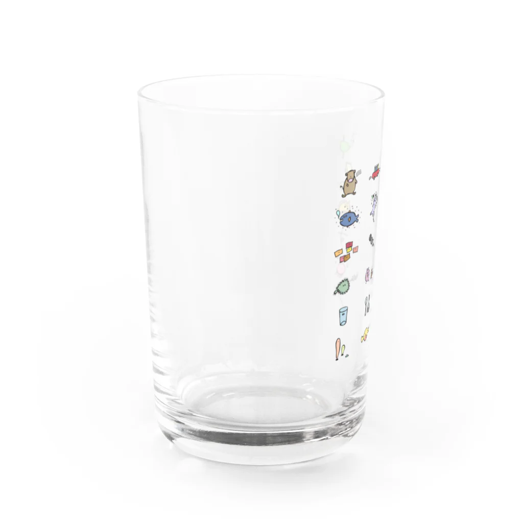 すずねさんへのちょっとヘンテコ Water Glass :left