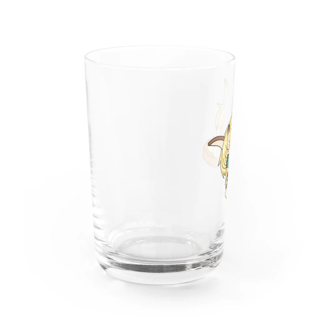 麒麟とかいてシカソレカリンのシカソレーズ Water Glass :left