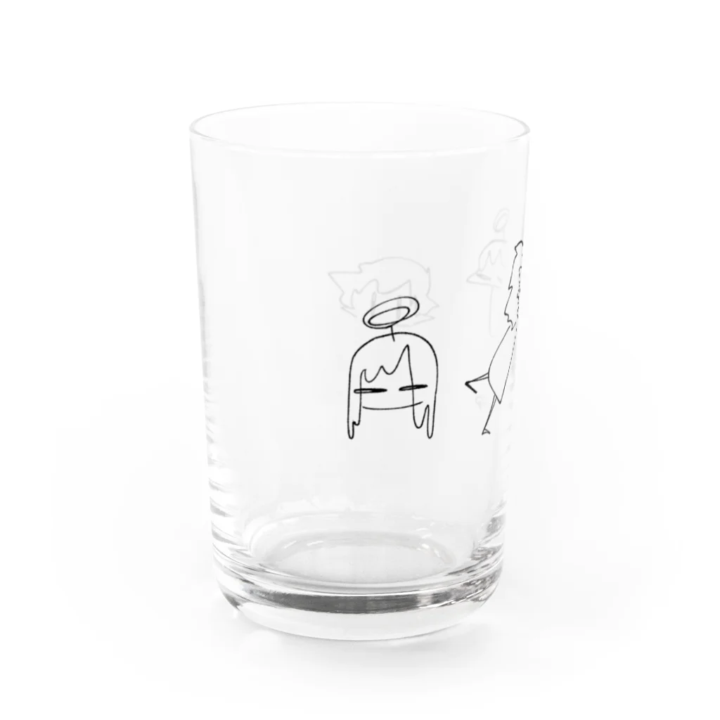 金魚救い放題マシーンの我慢ならない Water Glass :left