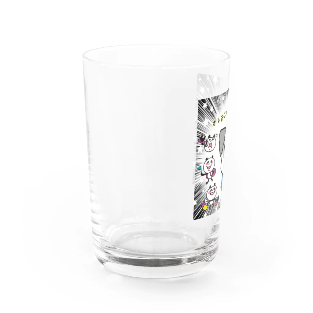 cafe'うちっち　sena企画の怒ってる世那くんイラスト Water Glass :left