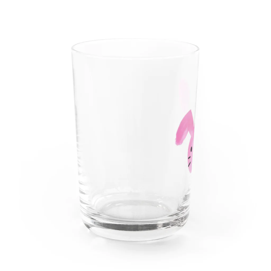 morinonakaの癒しのうさぎさん Water Glass :left