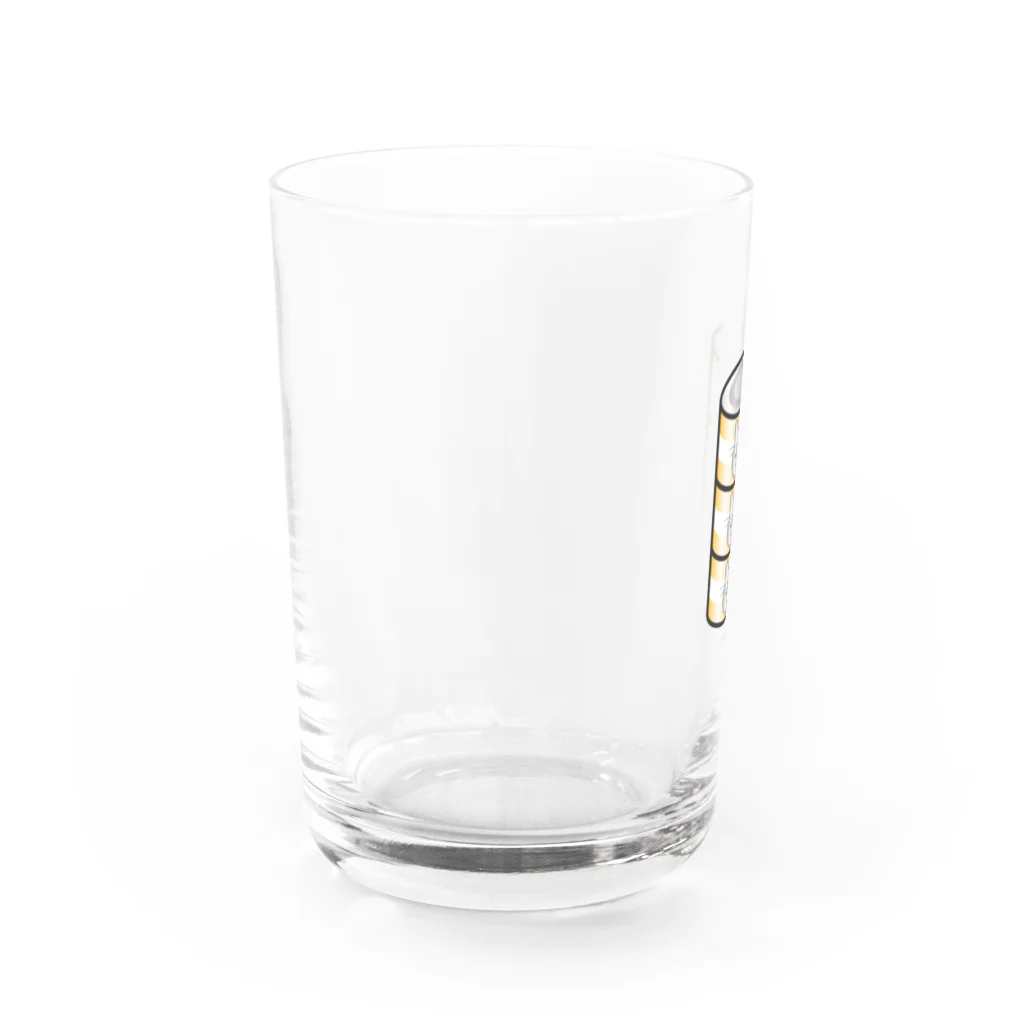 べるたもアイランド🌟の金のネコ缶（3個パック） Water Glass :left