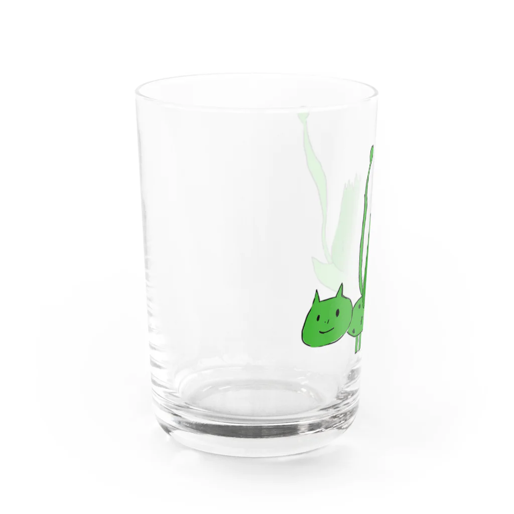 お絵描きのかめ Water Glass :left