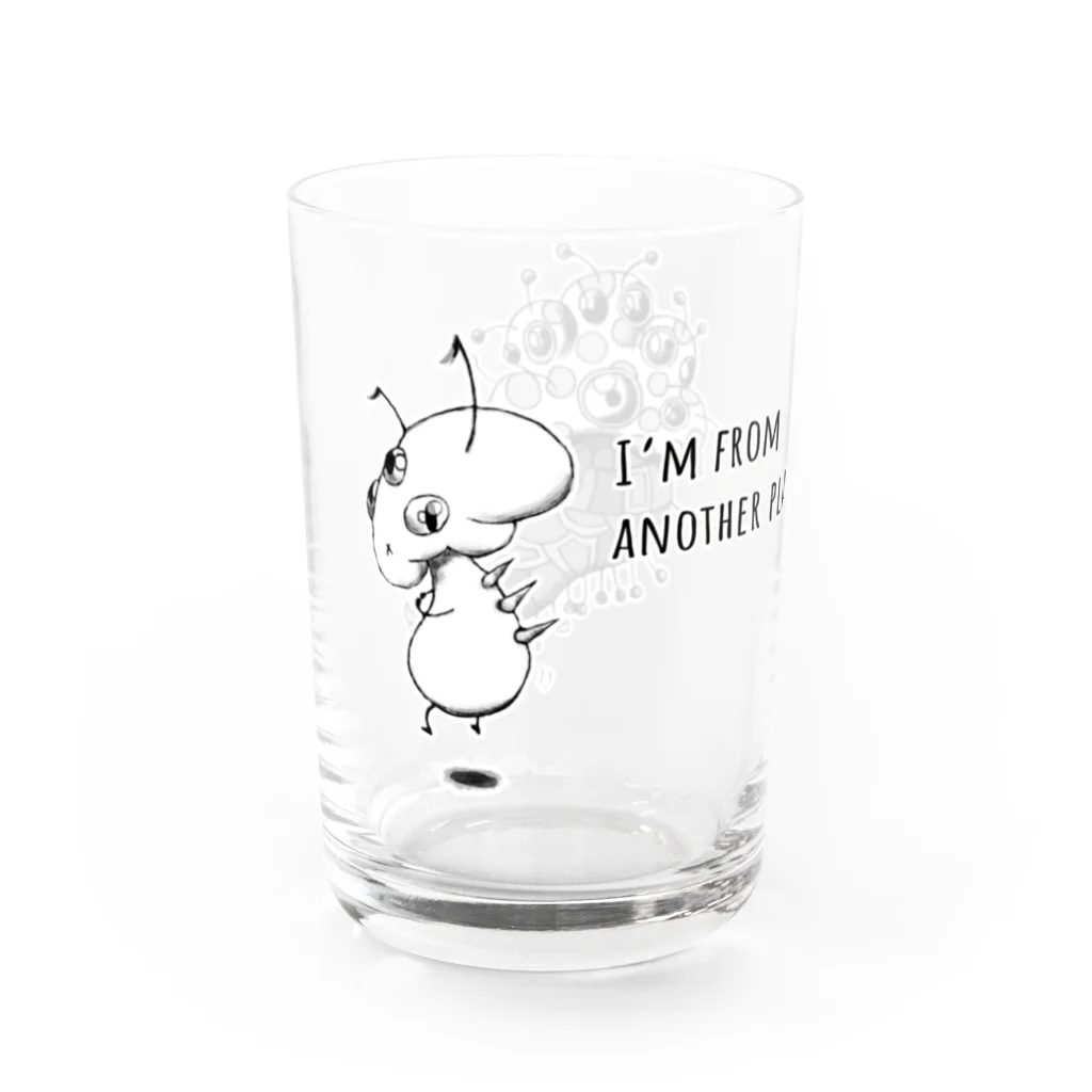 FROM ANOTHER PLANETのほかの星から来たマグ Water Glass :left