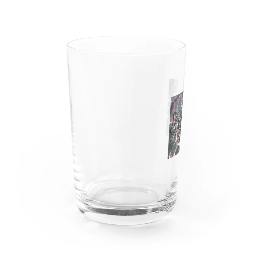 SWIVEL SLUM DIVEのキラキラグラス Water Glass :left