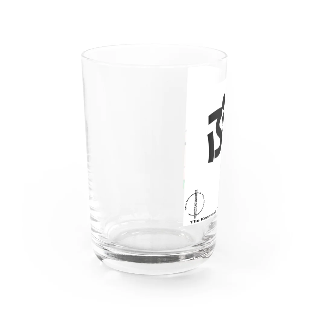 帽子屋のぷくざえもんの「ぷ」 Water Glass :left