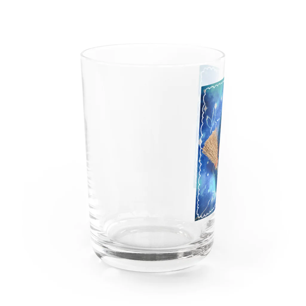 青猫の森の星の魔法使いグラス Water Glass :left