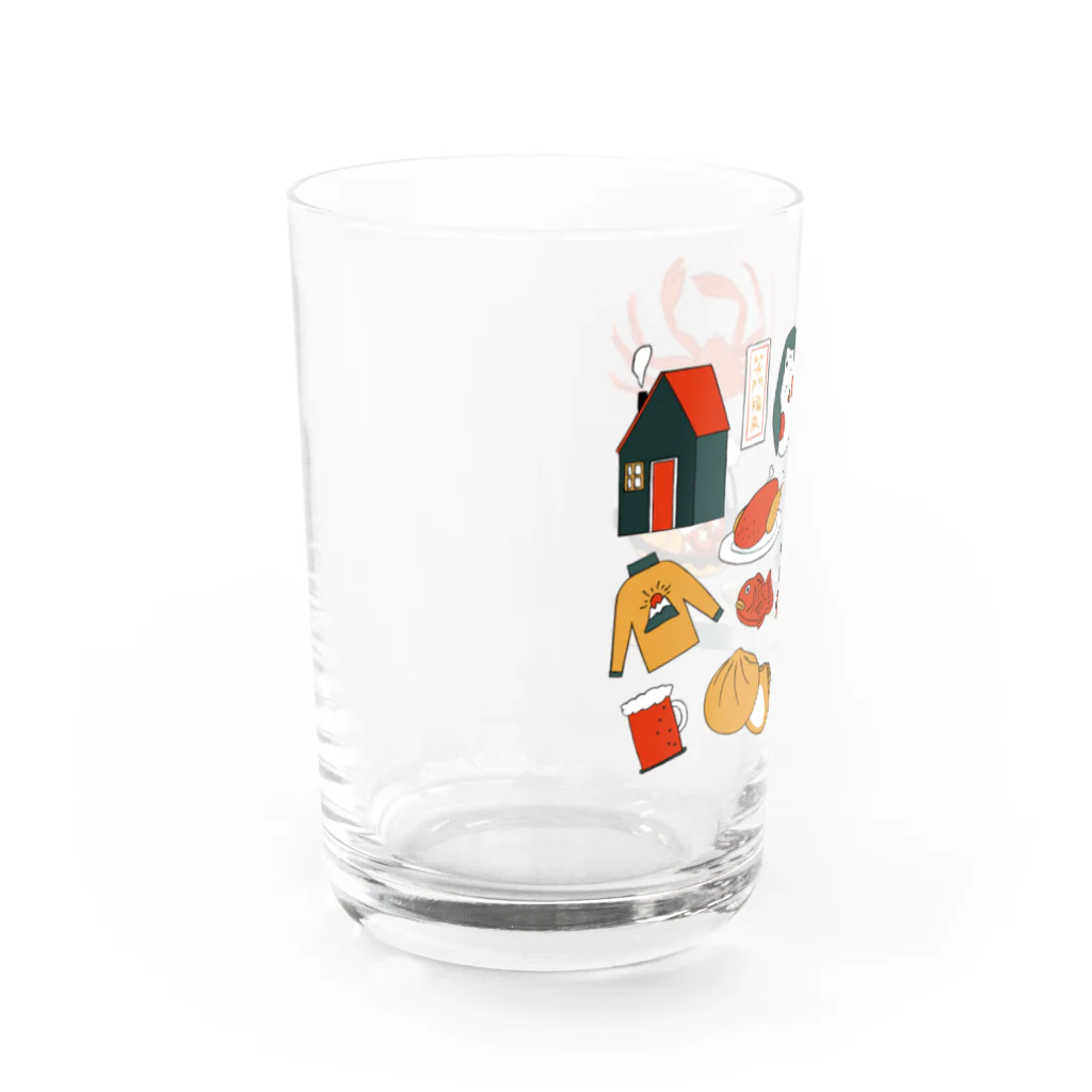 ゆのきの木の正月詰め合わせ Water Glass :left