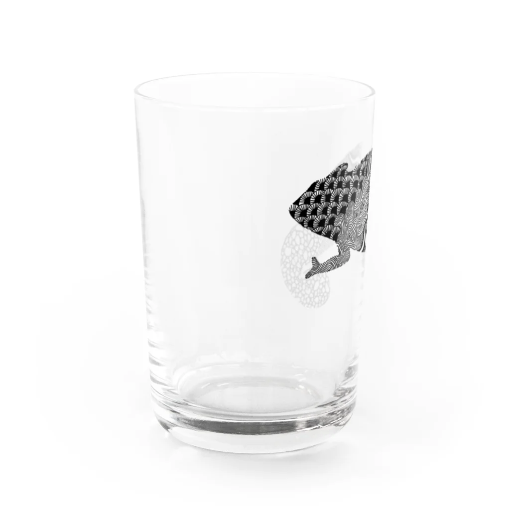 新谷べにのパンサーカメレオン Water Glass :left