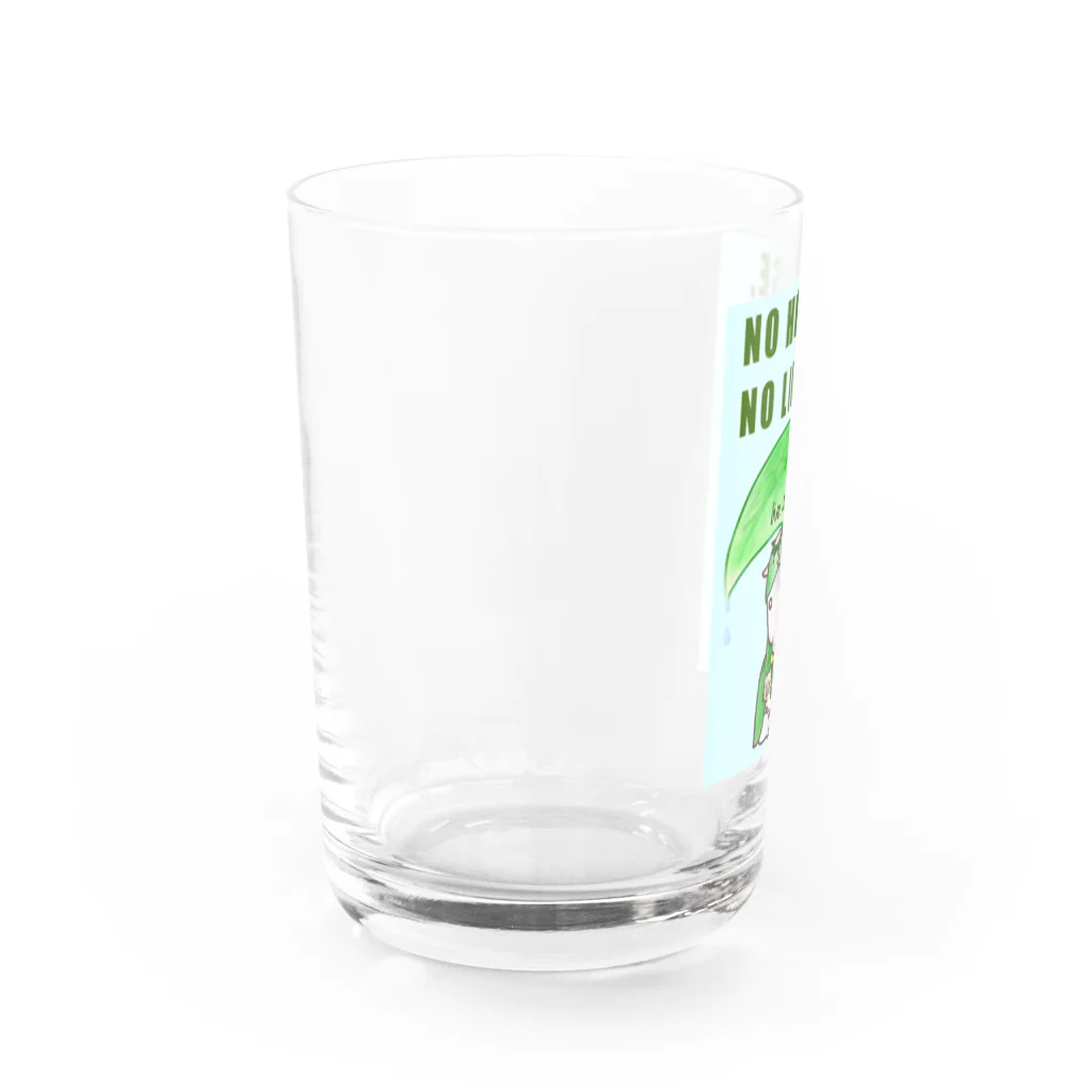 おうまの友舎のNO HORSE, NO LIFE. Water Glass :left