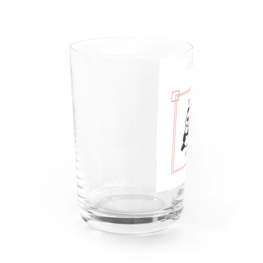 無つ木頼の熊猫和肉包子 Water Glass :left