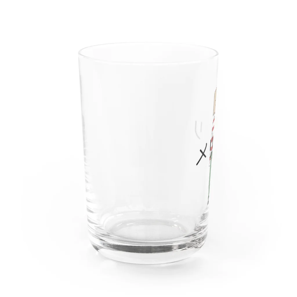 ﾆﾝｼﾞﾝｲｯﾎﾟﾝのメリクリ Water Glass :left