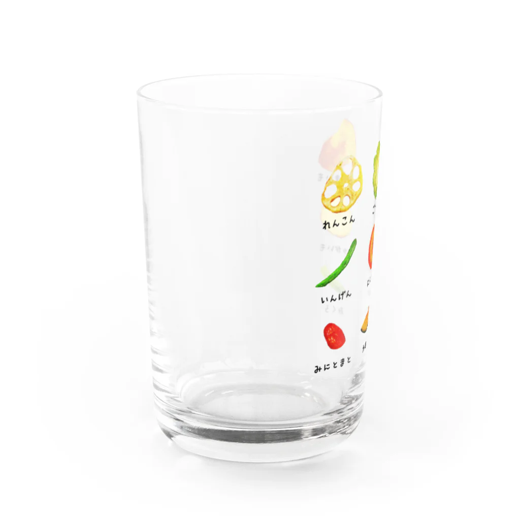 みにゃ次郎のべじたぶるちっぷす Water Glass :left