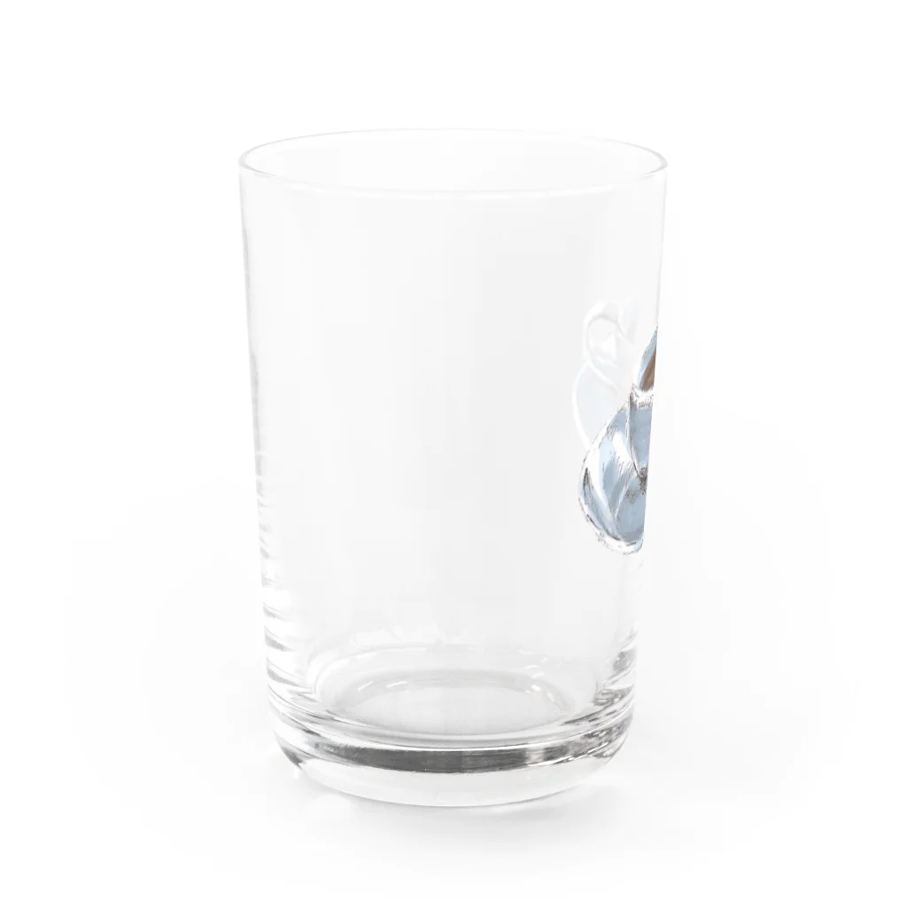 ゆめむすびのコーヒーさん Water Glass :left