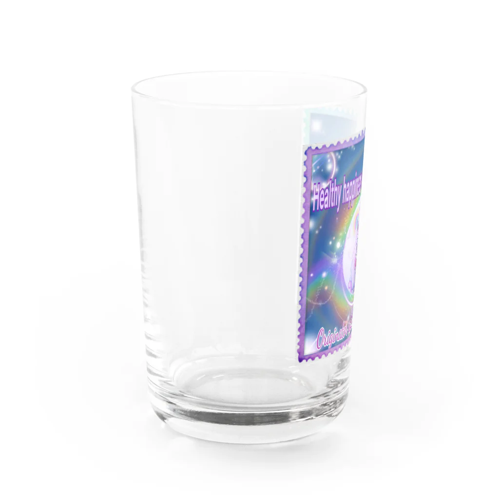 みっぴーの元祖　虹色キャラクター🌈Wonderful Water Glass :left