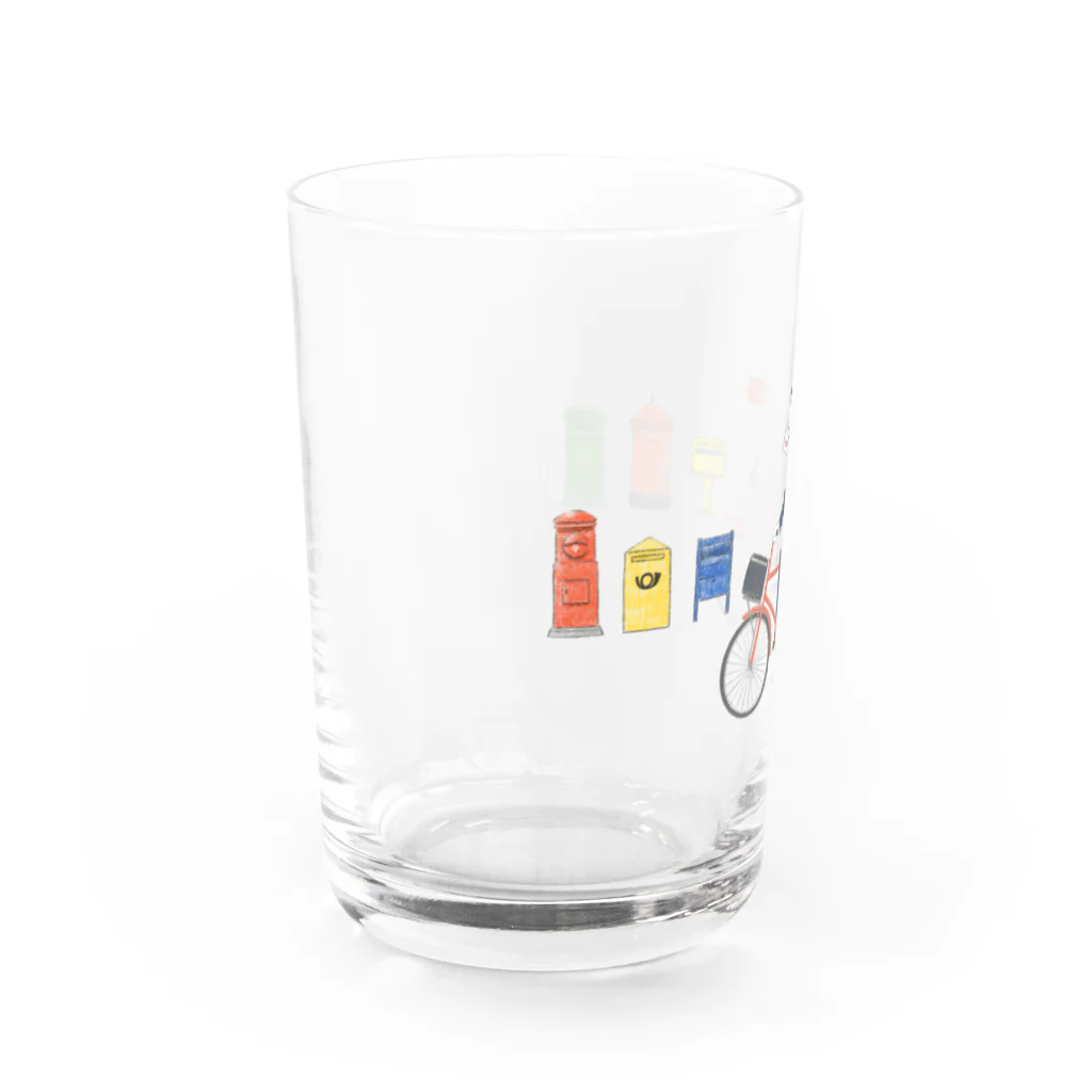 chikaki factoryの郵便ヤギさんと世界のポスト Water Glass :left