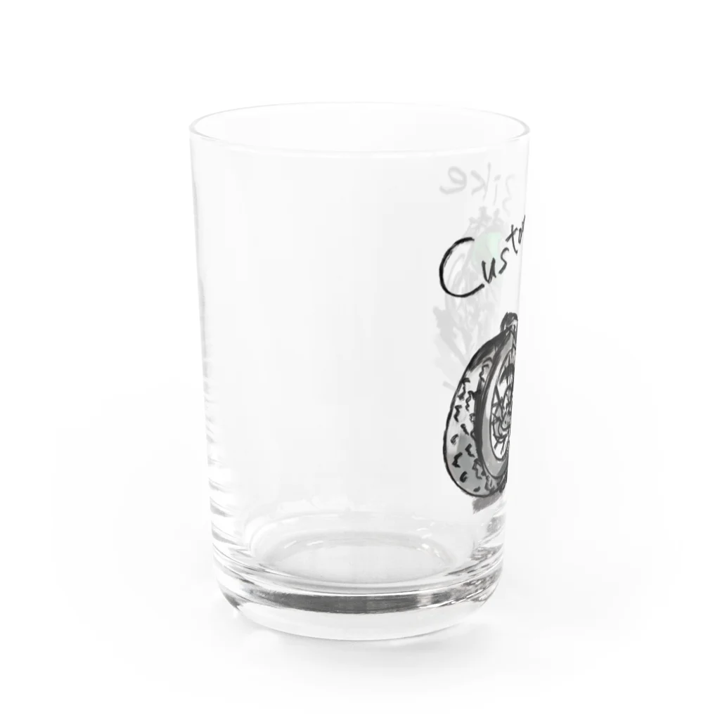 スタジオばんやのカスタムバイク Water Glass :left