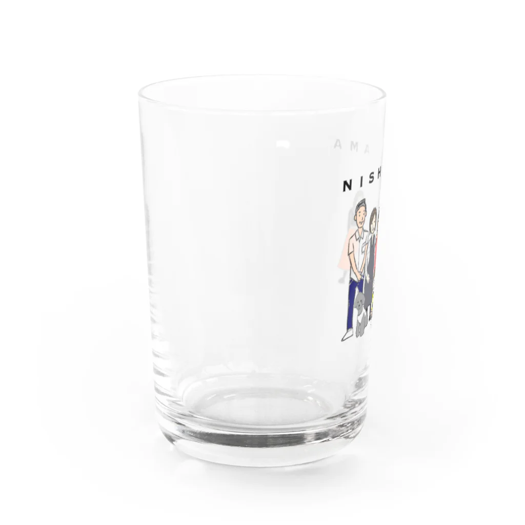 kasu_illustのNishiyamafam Water Glass :left