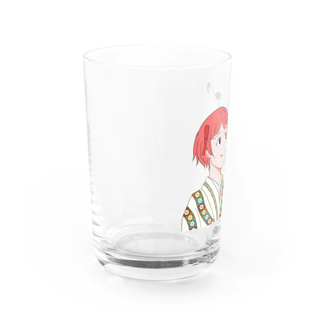 おしゃもじのトラ子 Water Glass :left