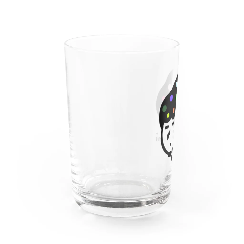 すみたろう。ショップのゆるすみグラス　ソロ Water Glass :left