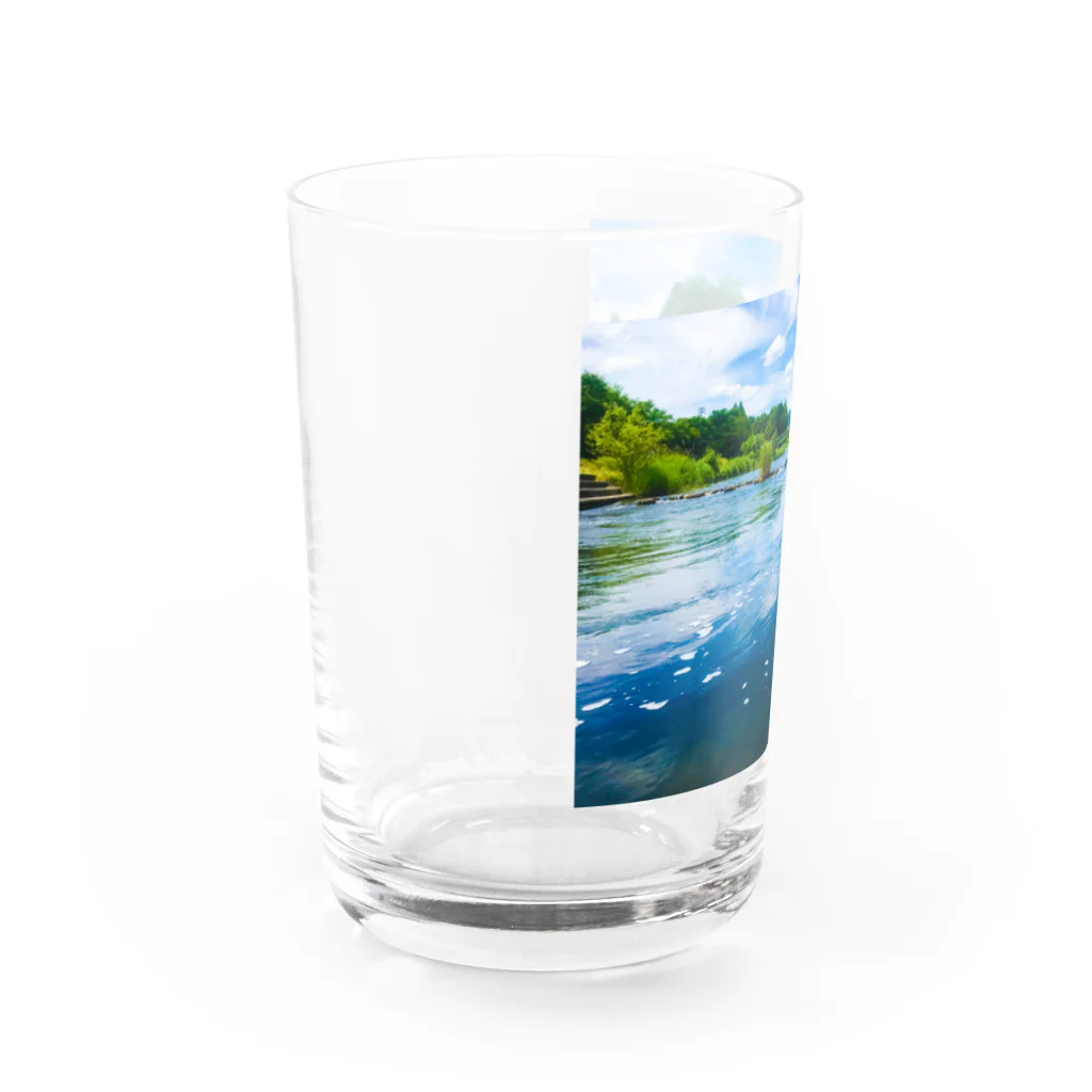 アルチンボルディ社の荒川(in栃木) Water Glass :left