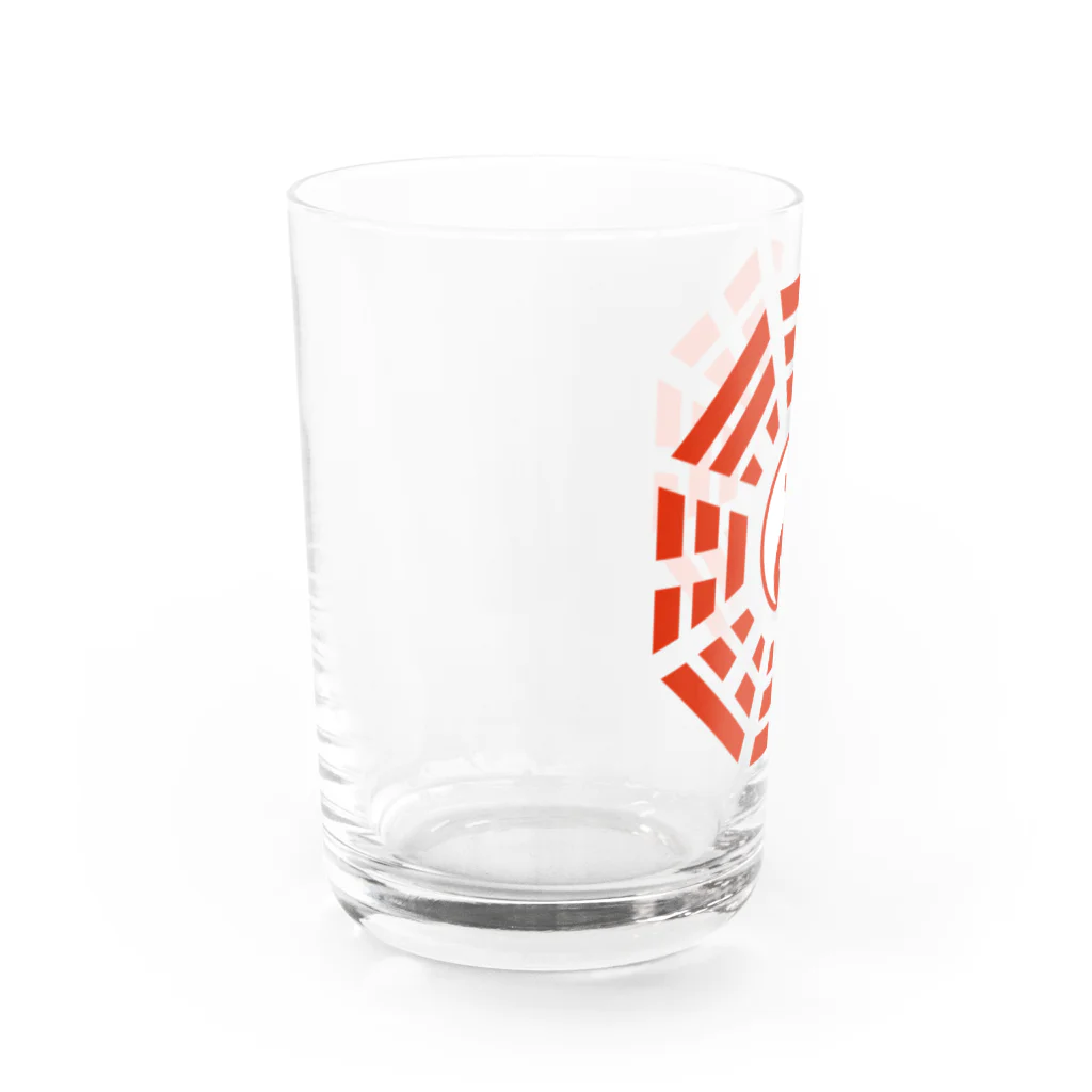 中華呪術堂（チャイナマジックホール）の太極八卦(赤)mini Water Glass :left