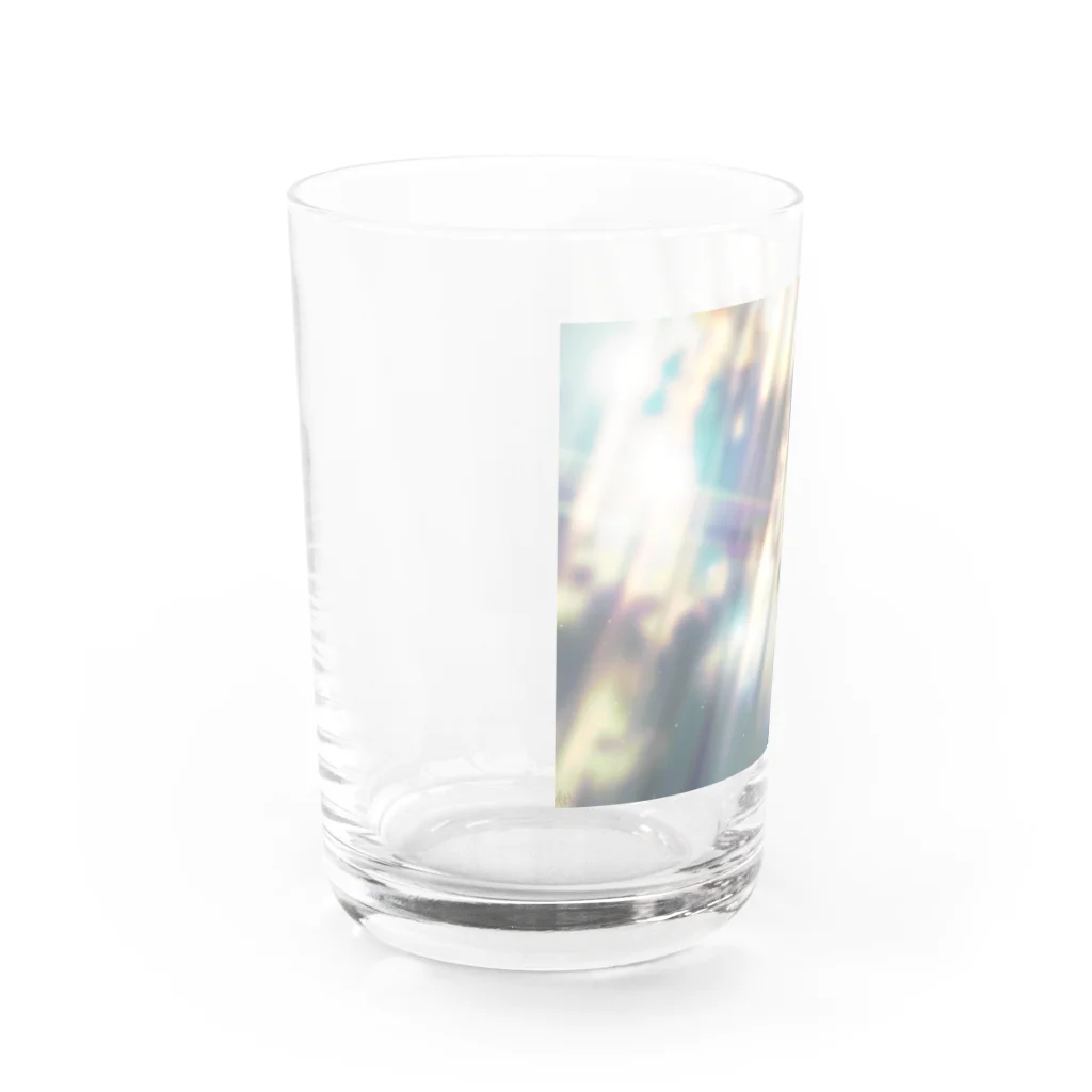 霞空への木漏れ日 Water Glass :left