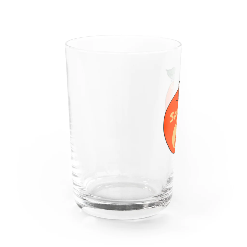 中林ういの三水家の人々　絵文字りんご Water Glass :left